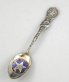 oklahoma state souvenir spoon